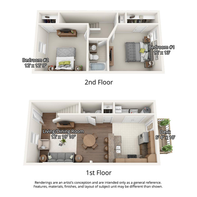 Floorplan - Stone Crest Townhomes