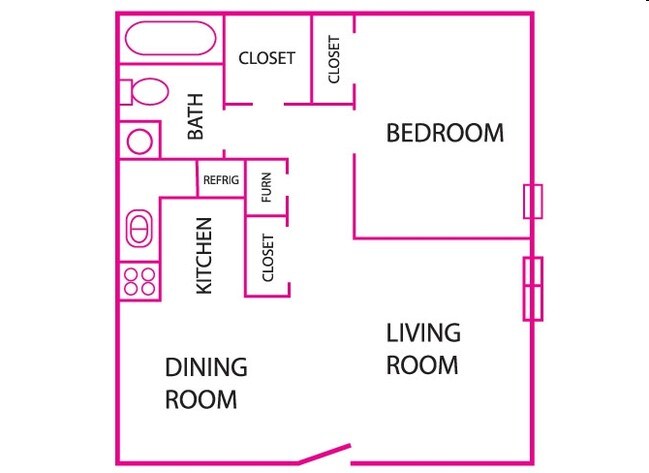 1BR/1BA - Lakeside