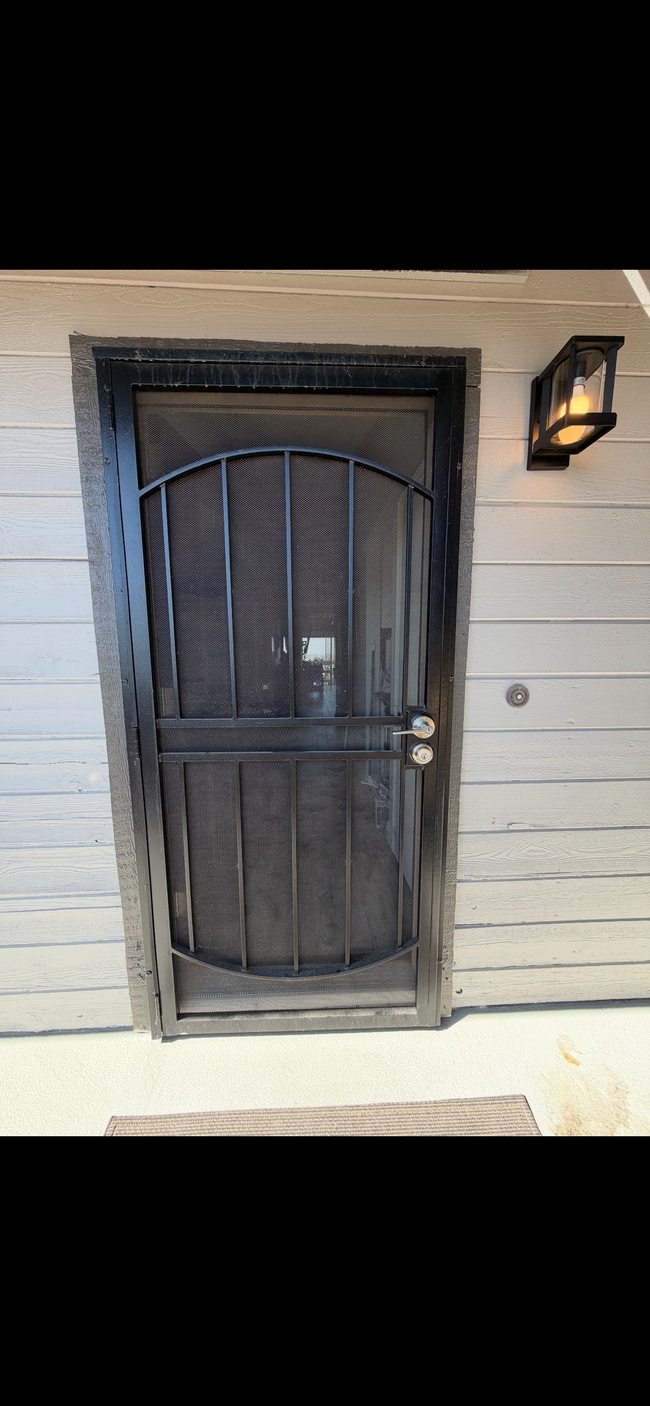 New Security Screen Door - 2205 Pacific Ave