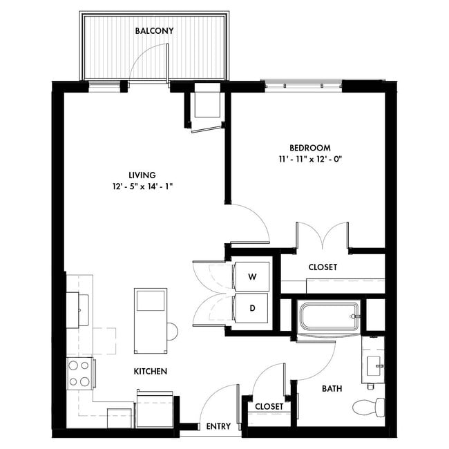 Floorplan - The Knox Apartments