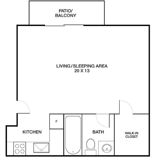 Floorplan - Royal Crest Warwick Apartment Homes