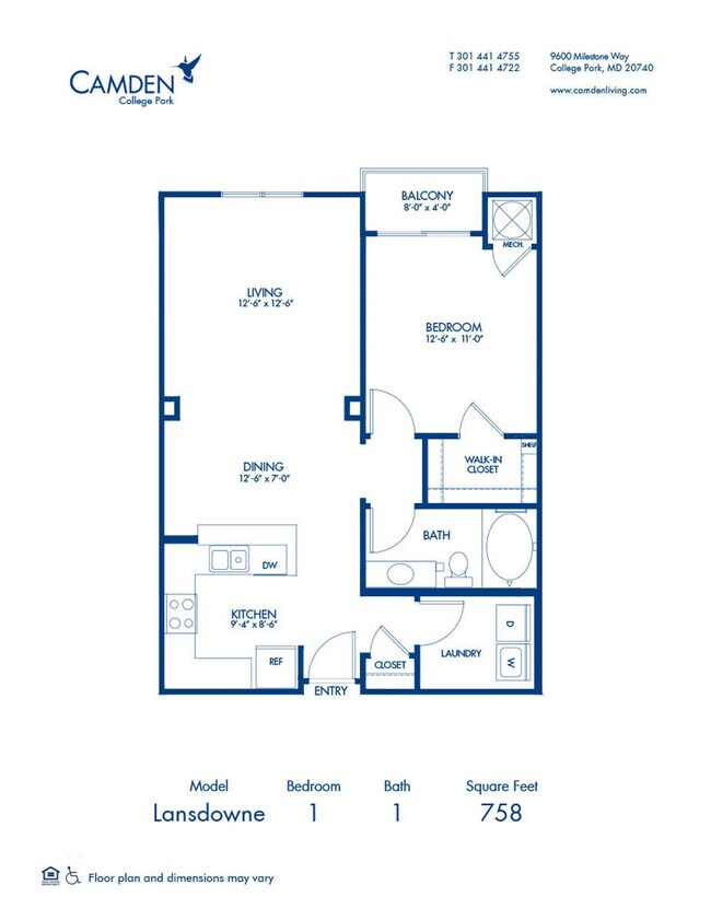 Floorplan - Camden College Park