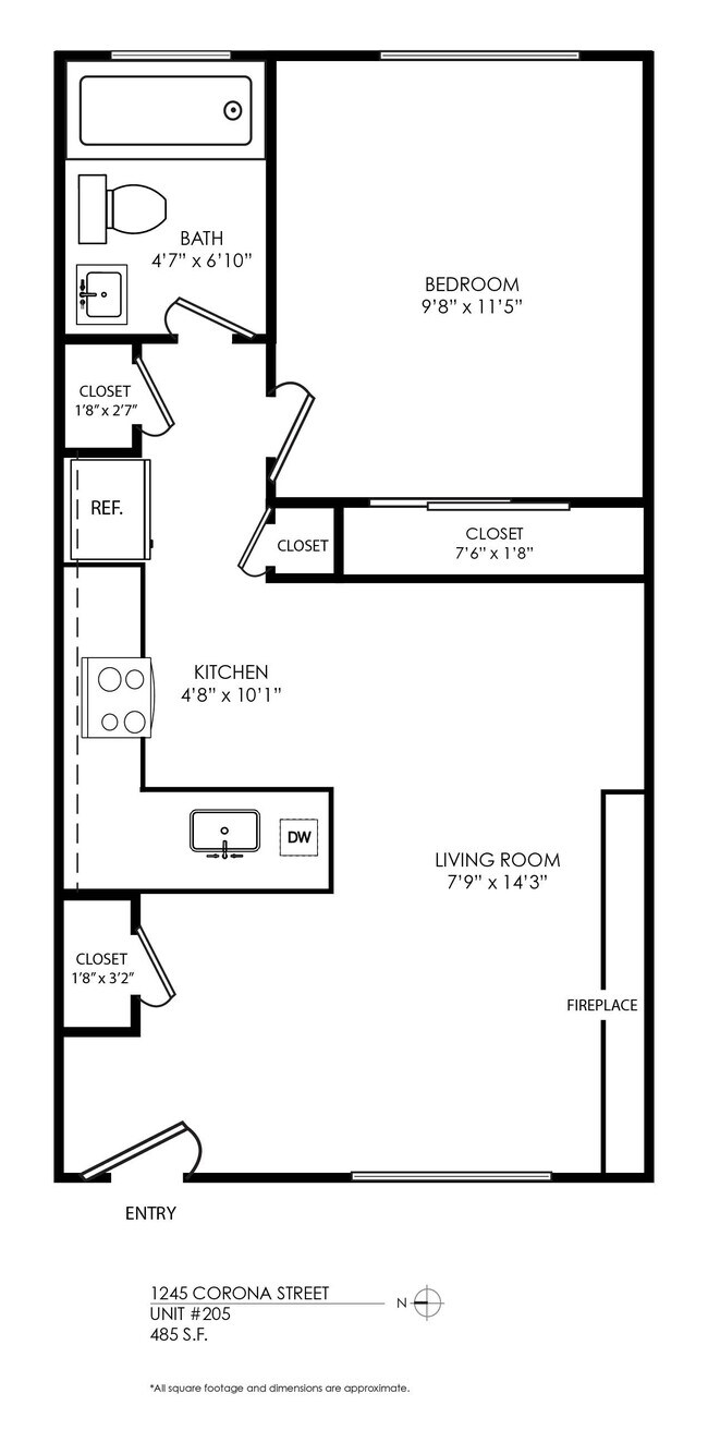 Floorplan - 1245 Corona Street