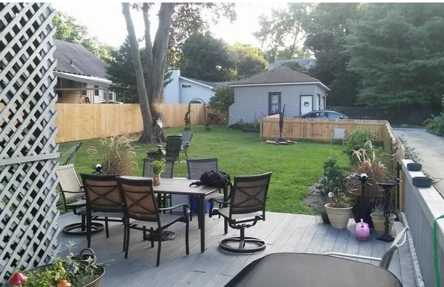 Back yard - 276 Merriman Rd