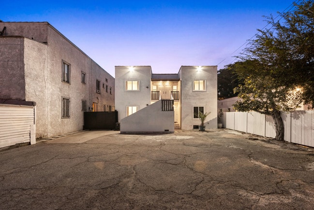 Rear of Building Twilight - 1120 Poinsettia Dr