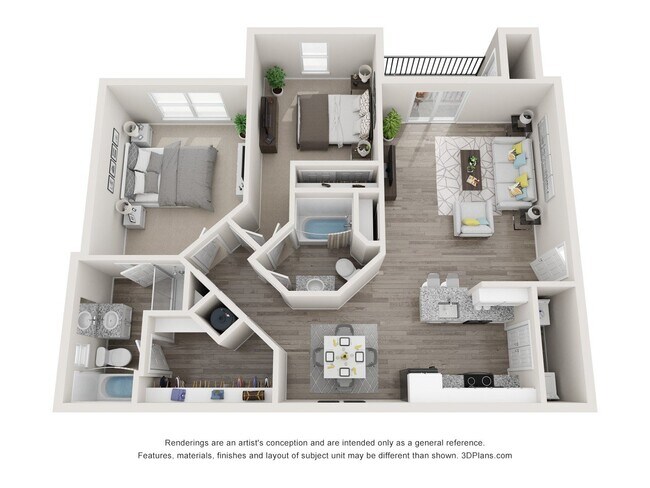 Floorplan - Park Edge Apartments