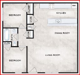 Floorplan - Bella Vida Apartments