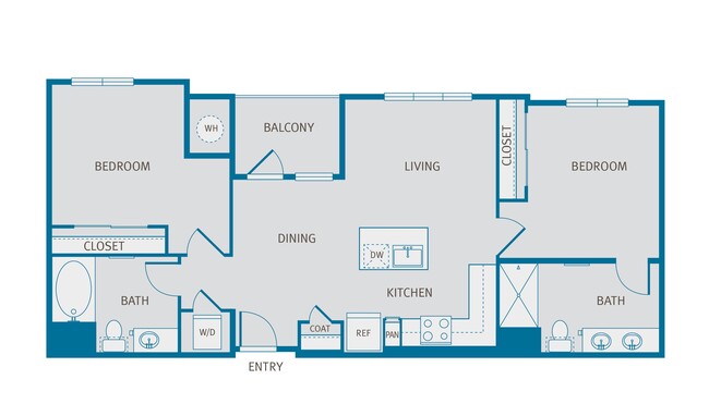 Floorplan - 4400 Syracuse