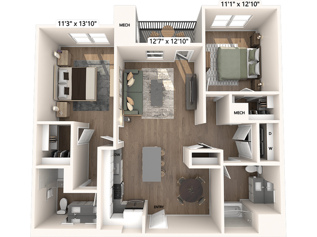 Floorplan - Avalon W Squared