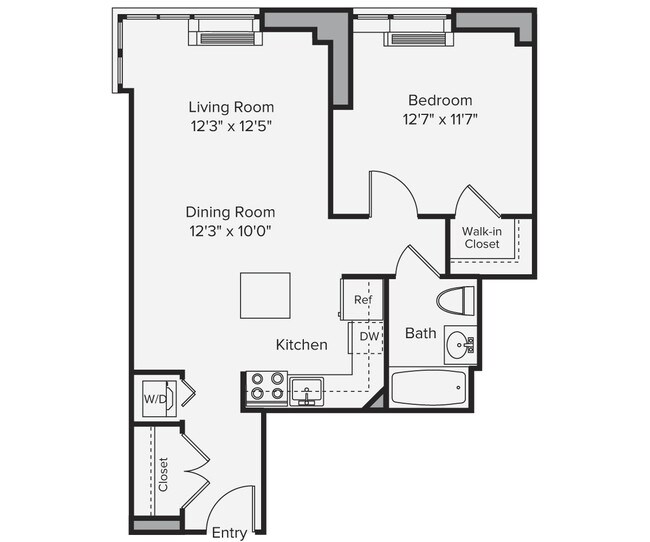Floorplan - Avalon Riverview South Tower