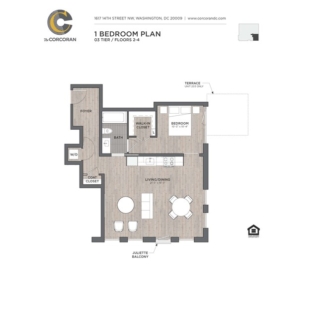 Floorplan - The Corcoran