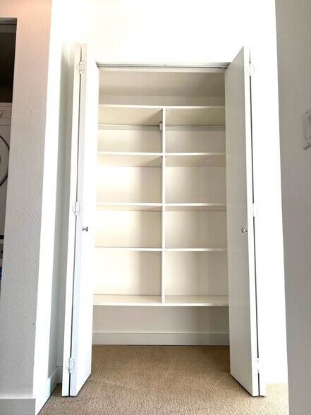 Storage closet on the third floor. - 211 13th Ave E