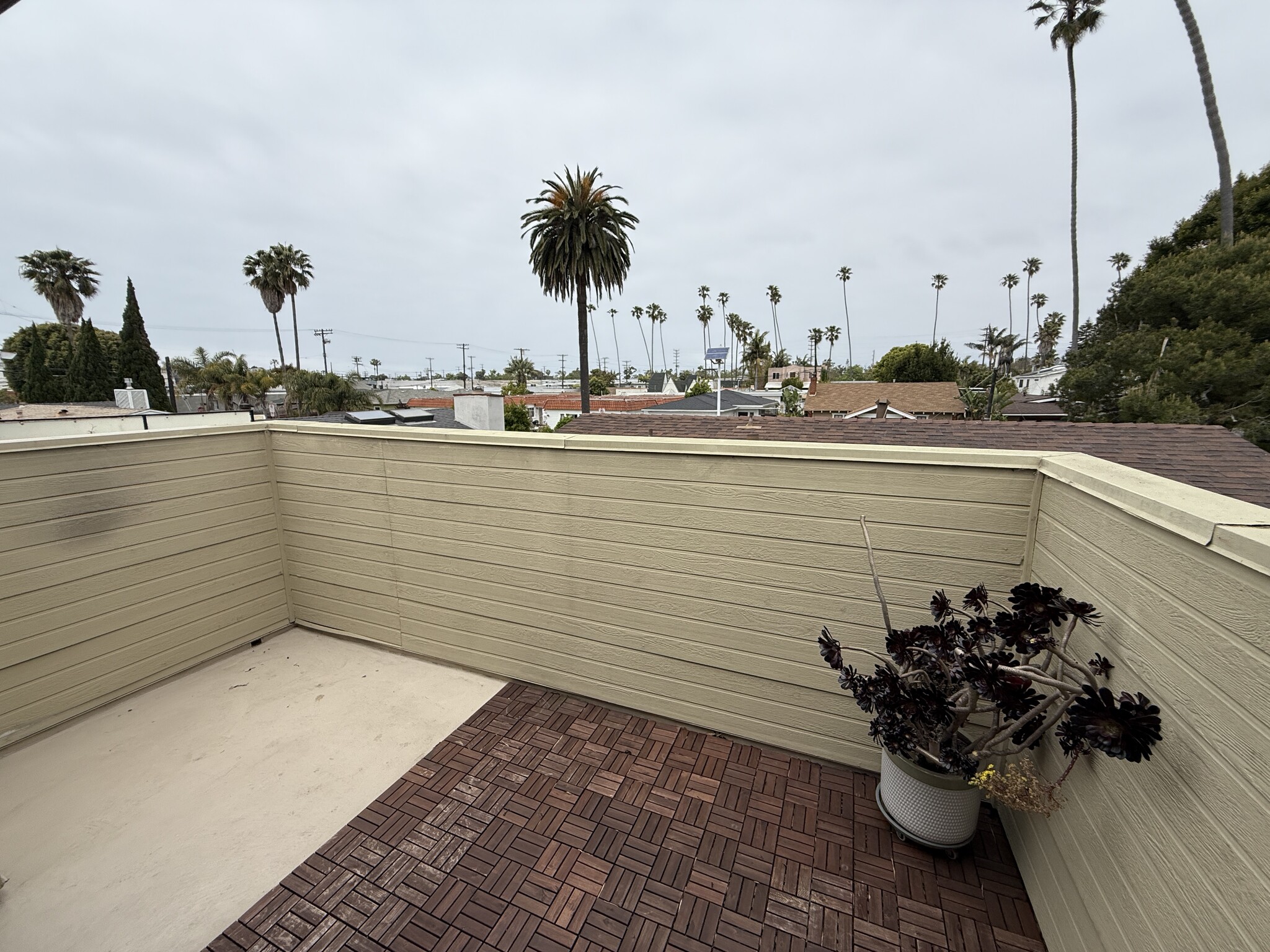 Patio view W - 612 Victoria Ave