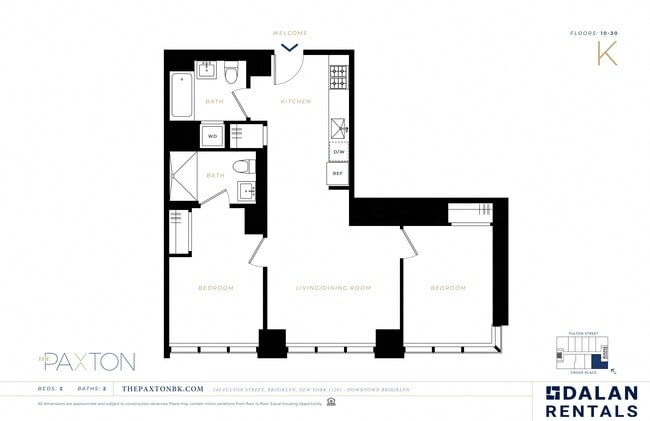 Floorplan - The Paxton