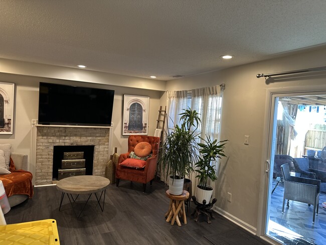 Living room area (property does not come furnished) - 3613 Harbinger Rd