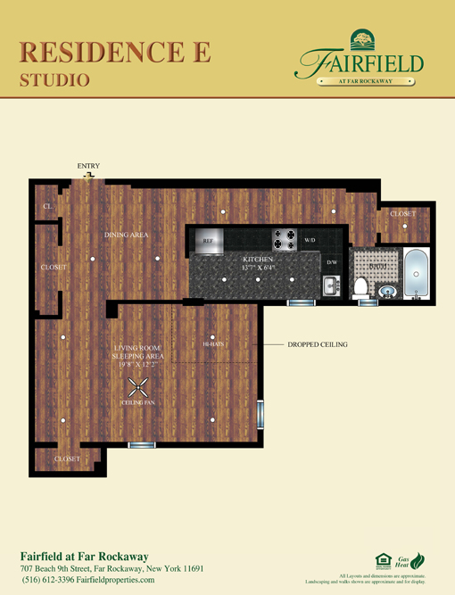 Floorplan - Fairfield At Far Rockaway