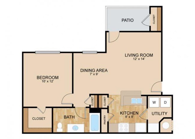 Floorplan - The Landings Apartments