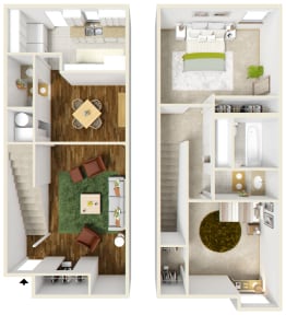 Floorplan - The Meadows Apartments