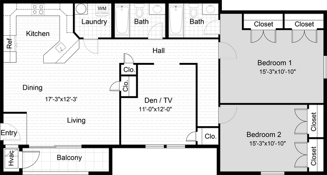Floorplan - Summit Kings Mill