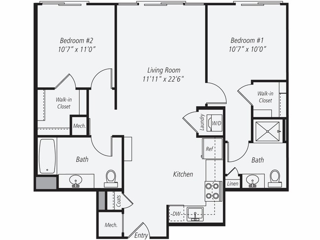 Floorplan - Avalon at Wesmont Station