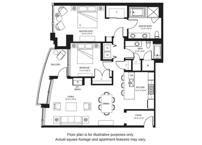 Floorplan - The Bravern