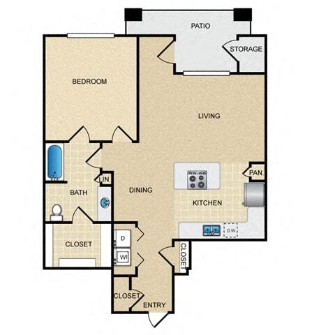 Floorplan - Ovation at Lewisville Apartment Homes