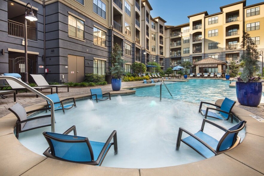 Resort-Style Pool with In-Water Loungers - Overton Rise