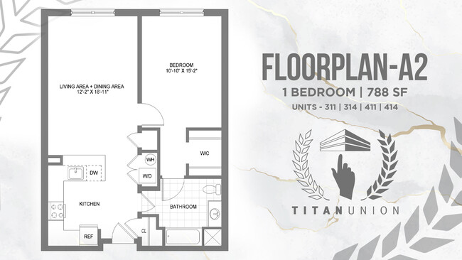 Floorplan - Titan Union Luxury Apartments