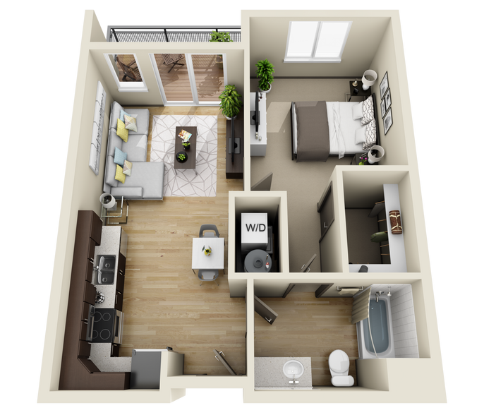Interior Photo - Old Town Flats