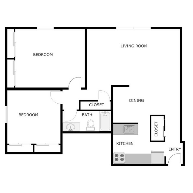 Floorplan - Central Park Apartments