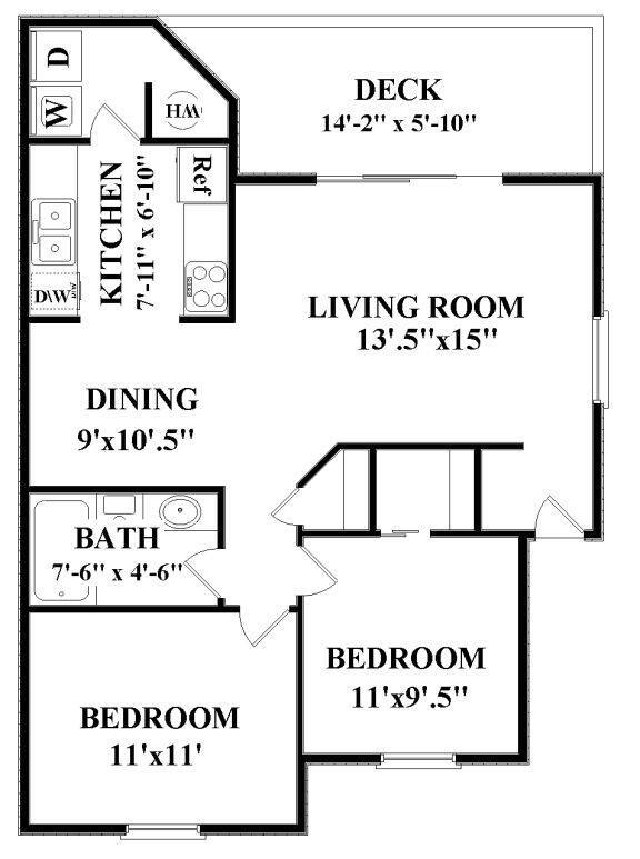 Floorplan - Windtree Apartments