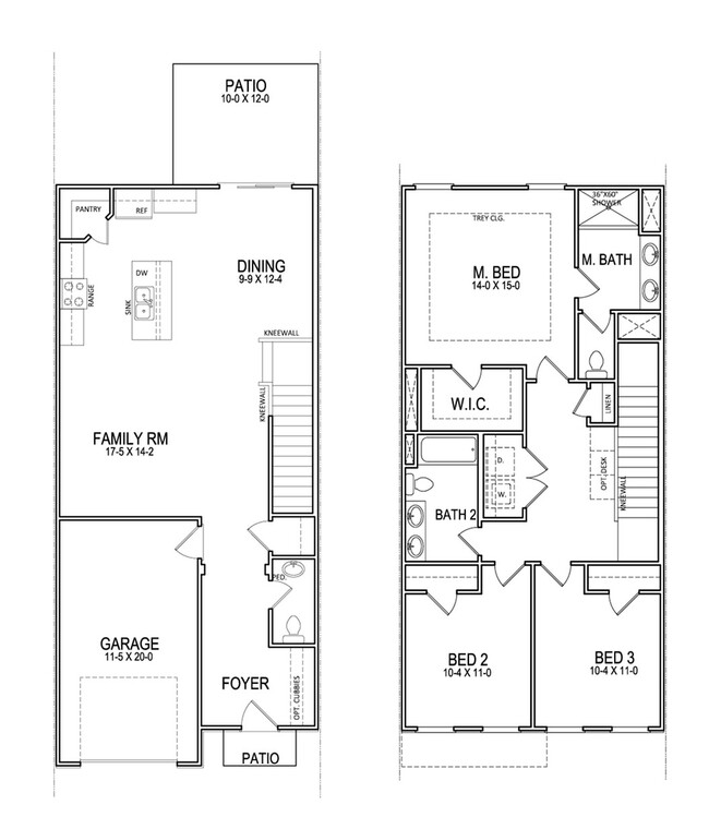 Thurman A Floor Plan - Neely Village