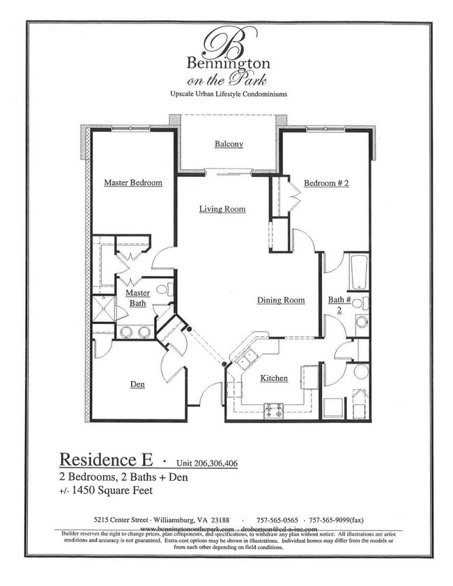 Primary Photo - 3 bedroom/ 2 bathroom- Bennington on the Park