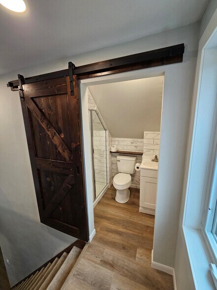 Sliding barn door - 606 Tindolph Ave S