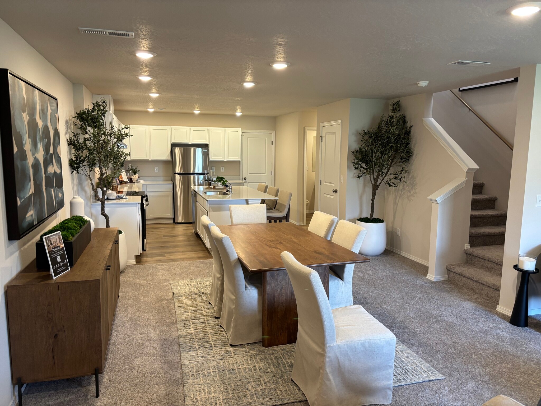 View from inside front door - 94 E Spirea Ln