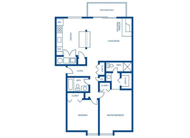 Floorplan - Harpers Point Apartments*