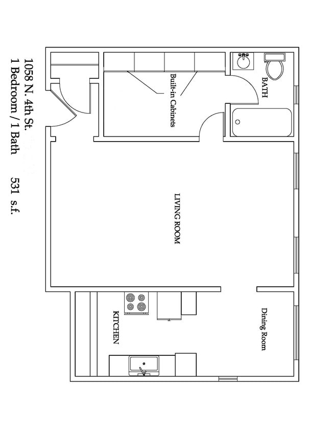 Floorplan - 1040-1058 N. 4th St, San Jose
