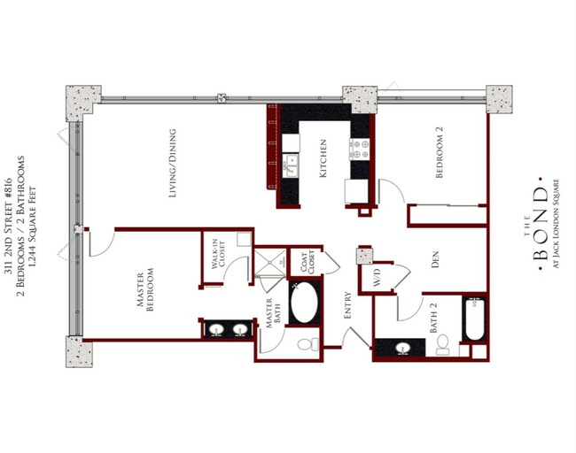 A great floorplan - 311 2nd St