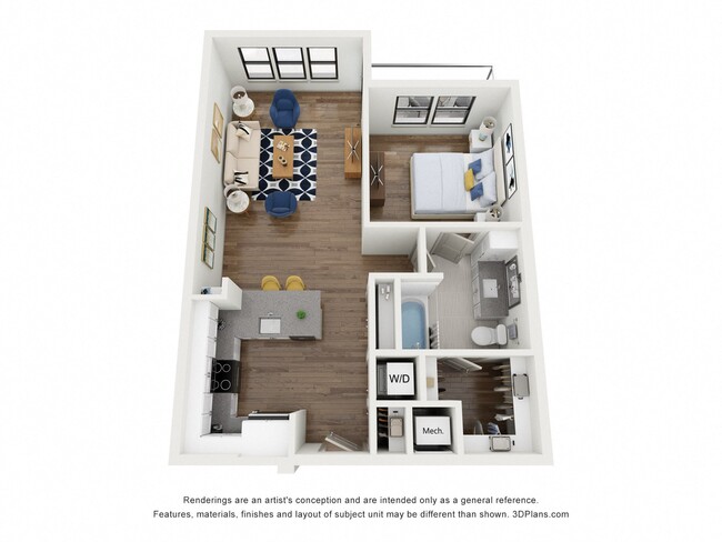 Floorplan - The Goodwin Apartments