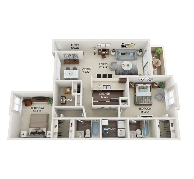 Floorplan - The Ascent at Farmington Hills
