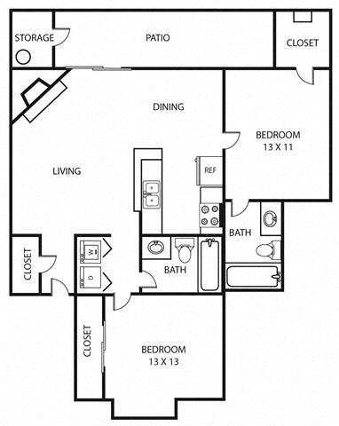 Floorplan - Lake Village West