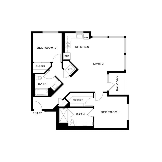 Floorplan - The Flats