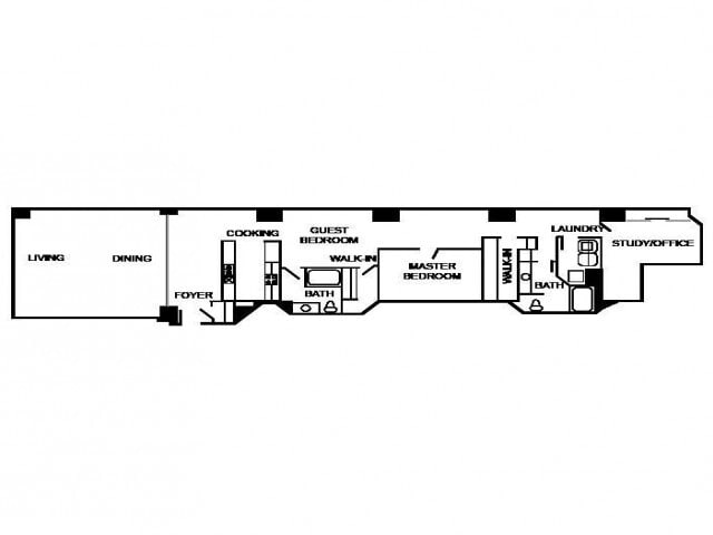 Floorplan - South Side on Lamar