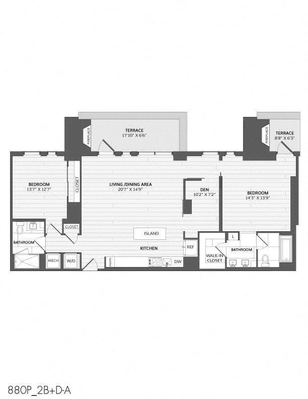 Floorplan - 880 P