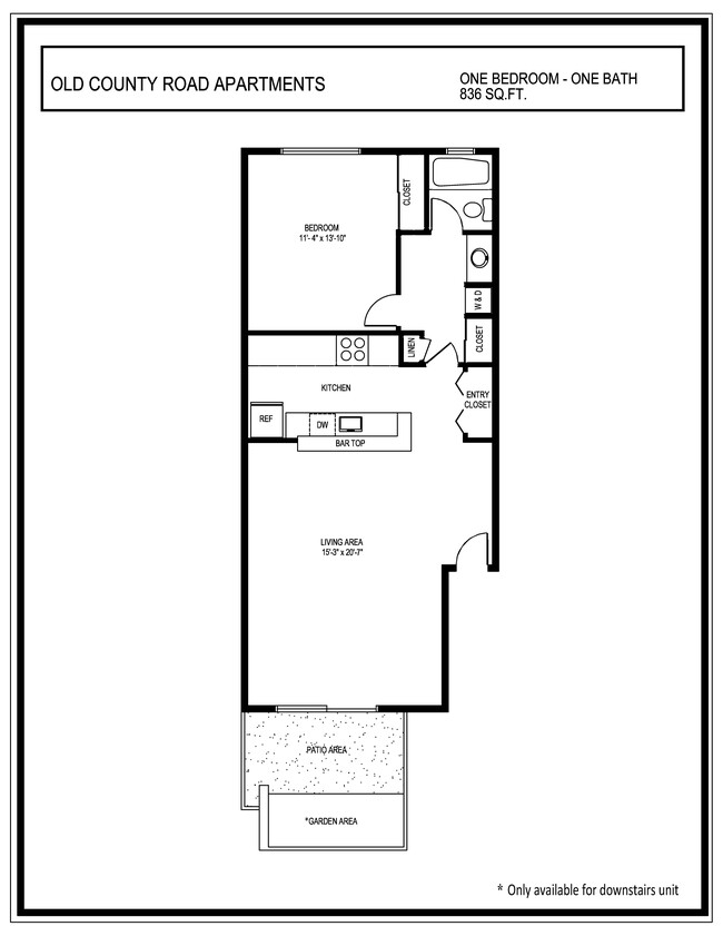 Floorplan - Old County Road Apartments