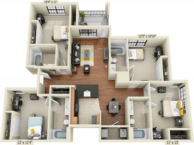 Floorplan - The Oasis