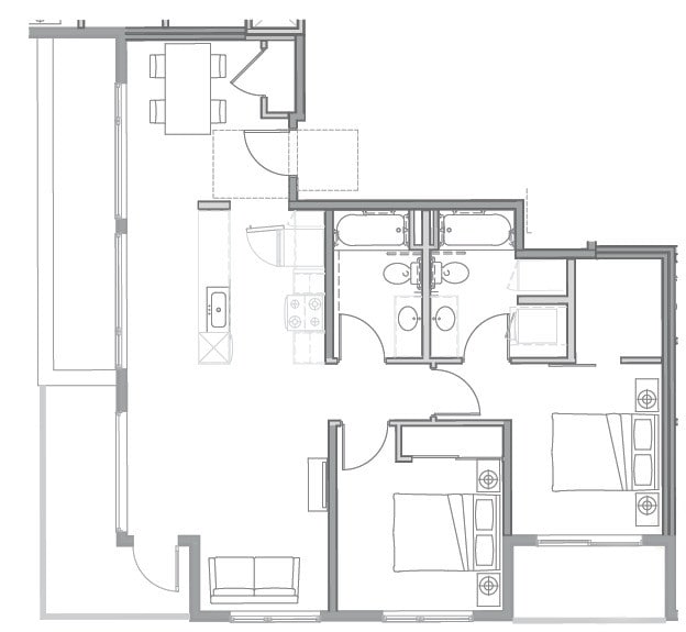 Floorplan - Uptown at Kirkland Urban