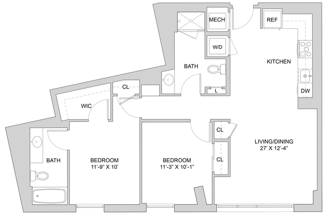 Floorplan - The Modern at Art Place
