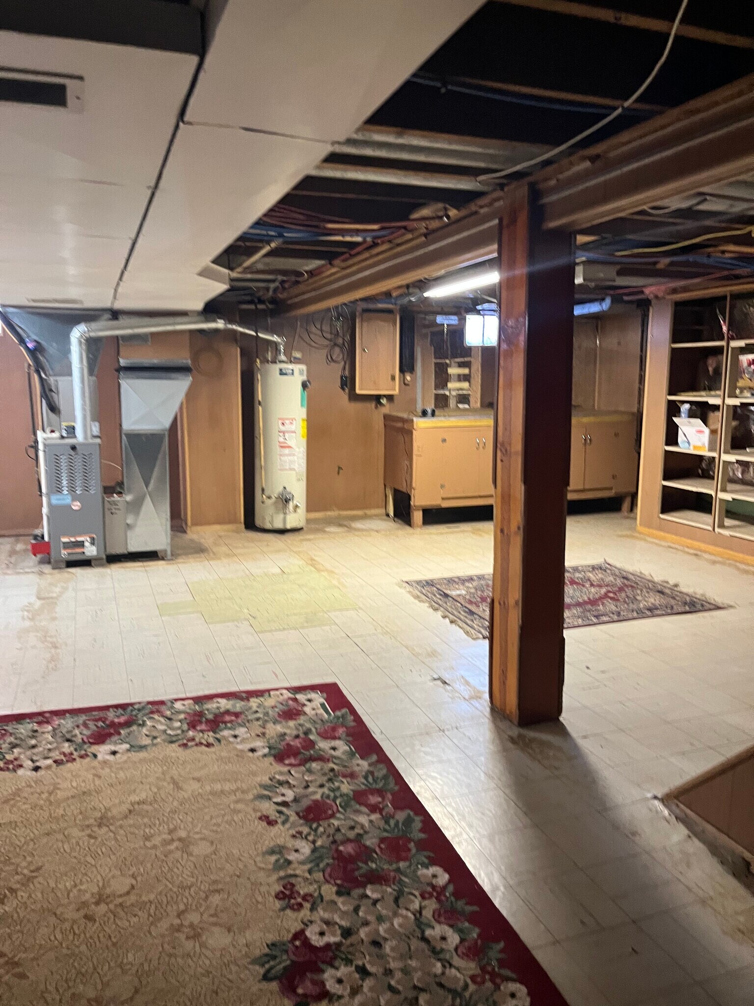 Full basement - 406 Vince Ave NW