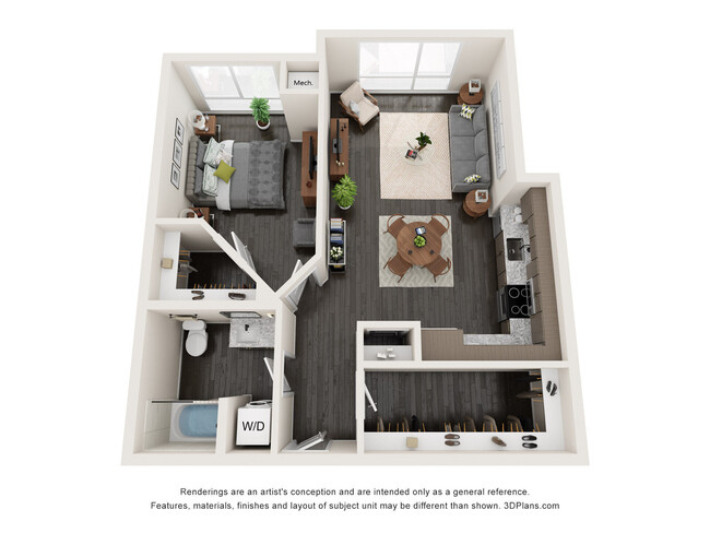 Floorplan - Claro at the Waterfront